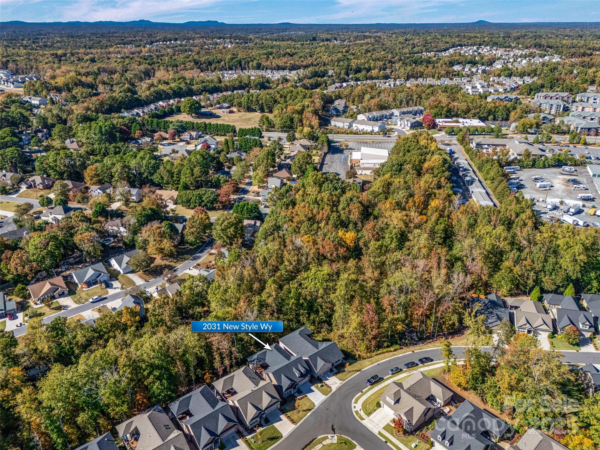 2031 New Style Way Tega Cay, SC 29708 - Photo 37 of 38 an aerial view of a city