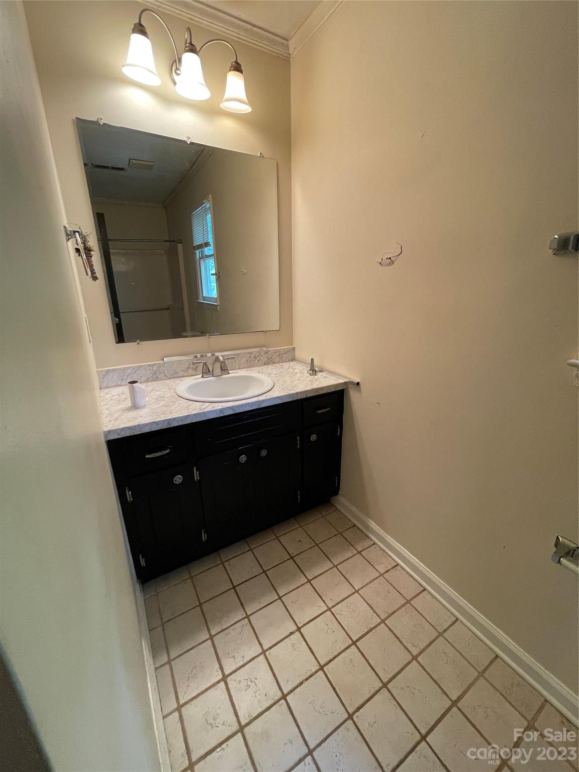 2819 Royal Ridge Lane Charlotte, NC 28212 - Photo 15 of 27 a bathroom with a sink vanity and mirror