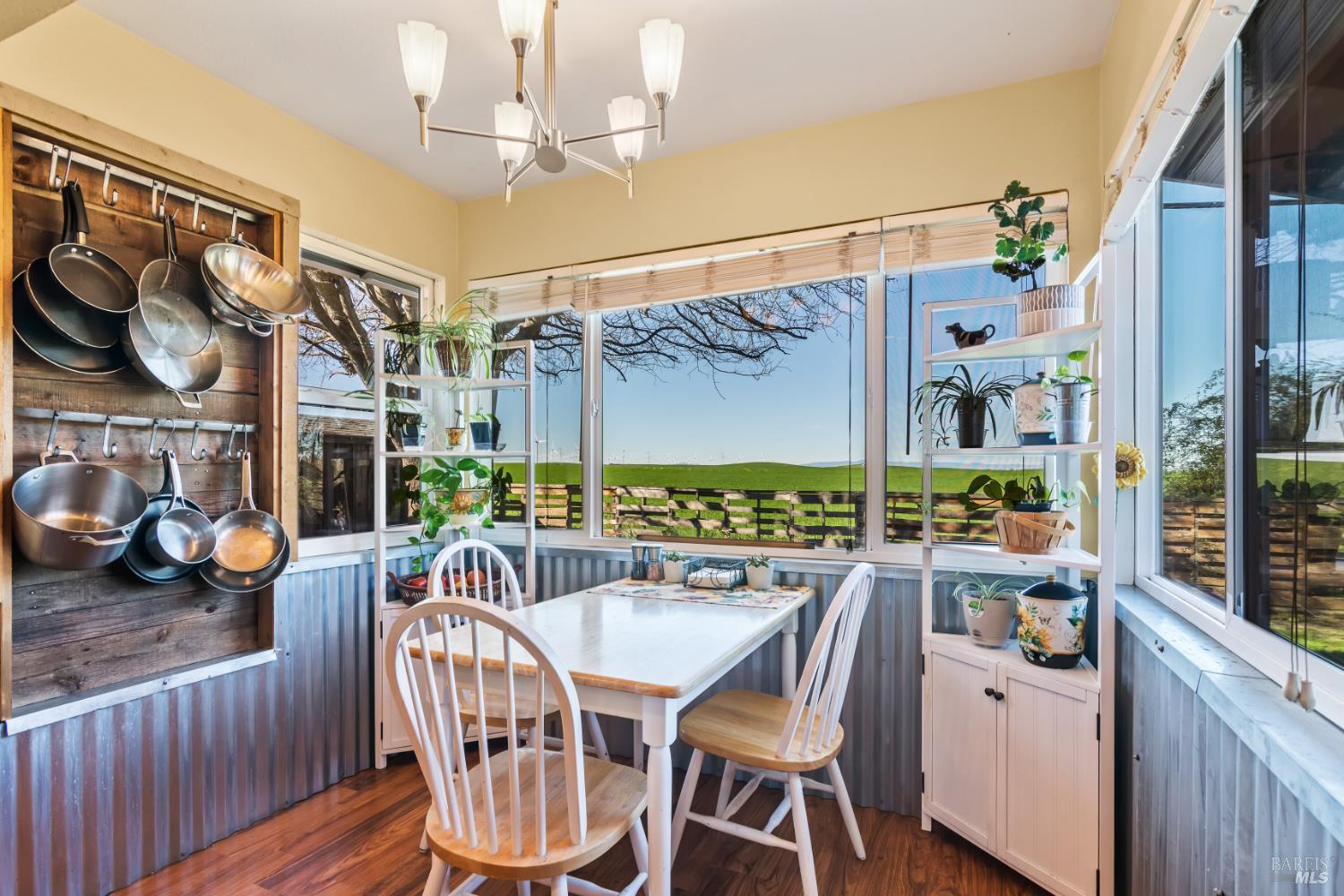 17 Amador Circle Rio Vista, CA 94571 - Photo 21 of 42 a dining room with furniture a chandelier and wooden floor