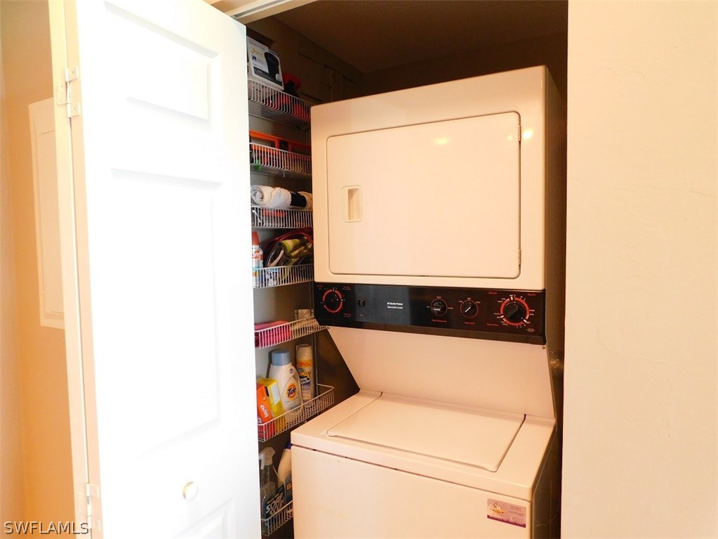 2090 Matecumbe Key Road, Unit 1307 Punta Gorda, FL 33955 - Photo 10 of 25 a utility room with dryer and washer