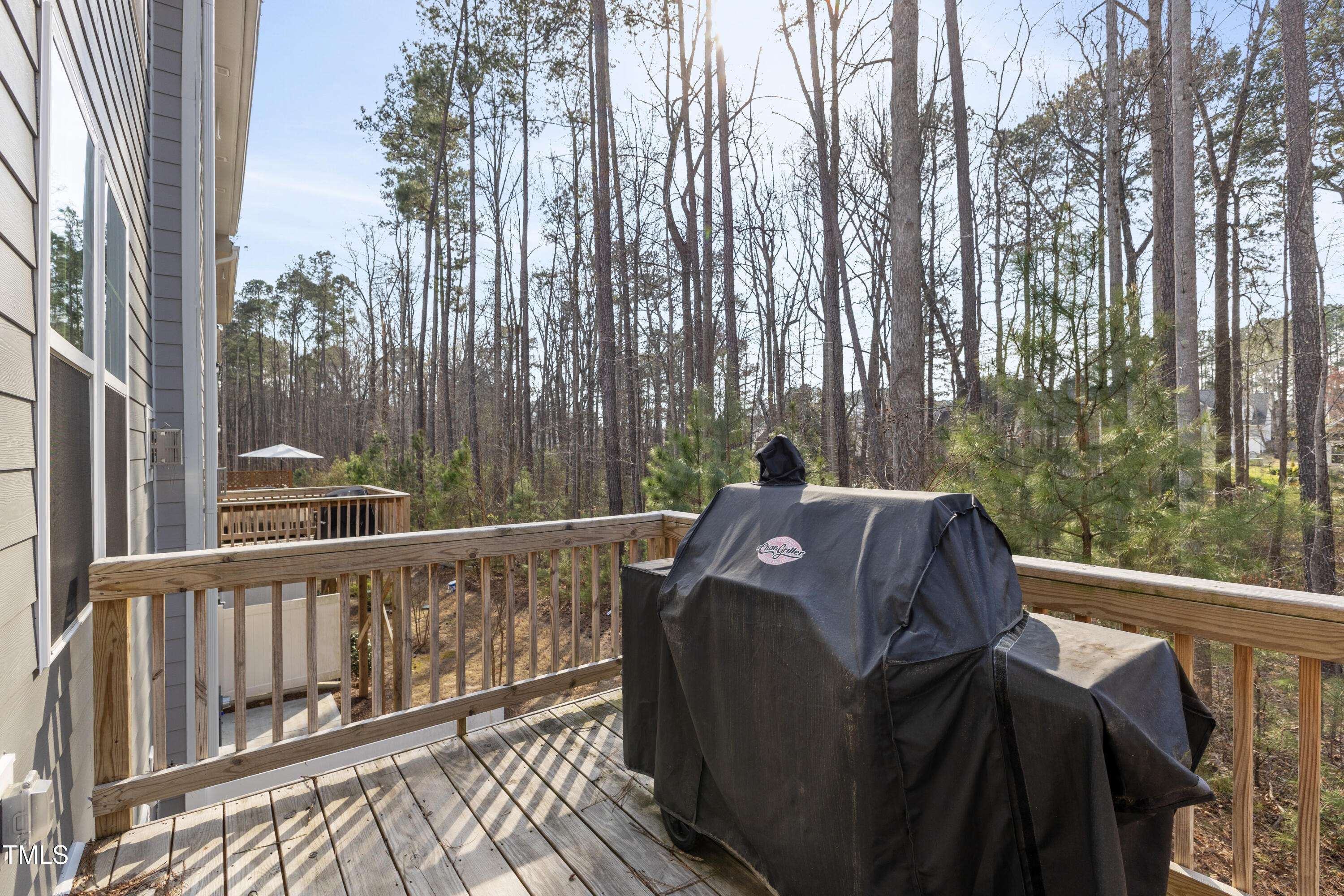 629 Newlyn Drive Raleigh, NC 27606 - Photo 12 of 39 Deck/Balcony Main Level