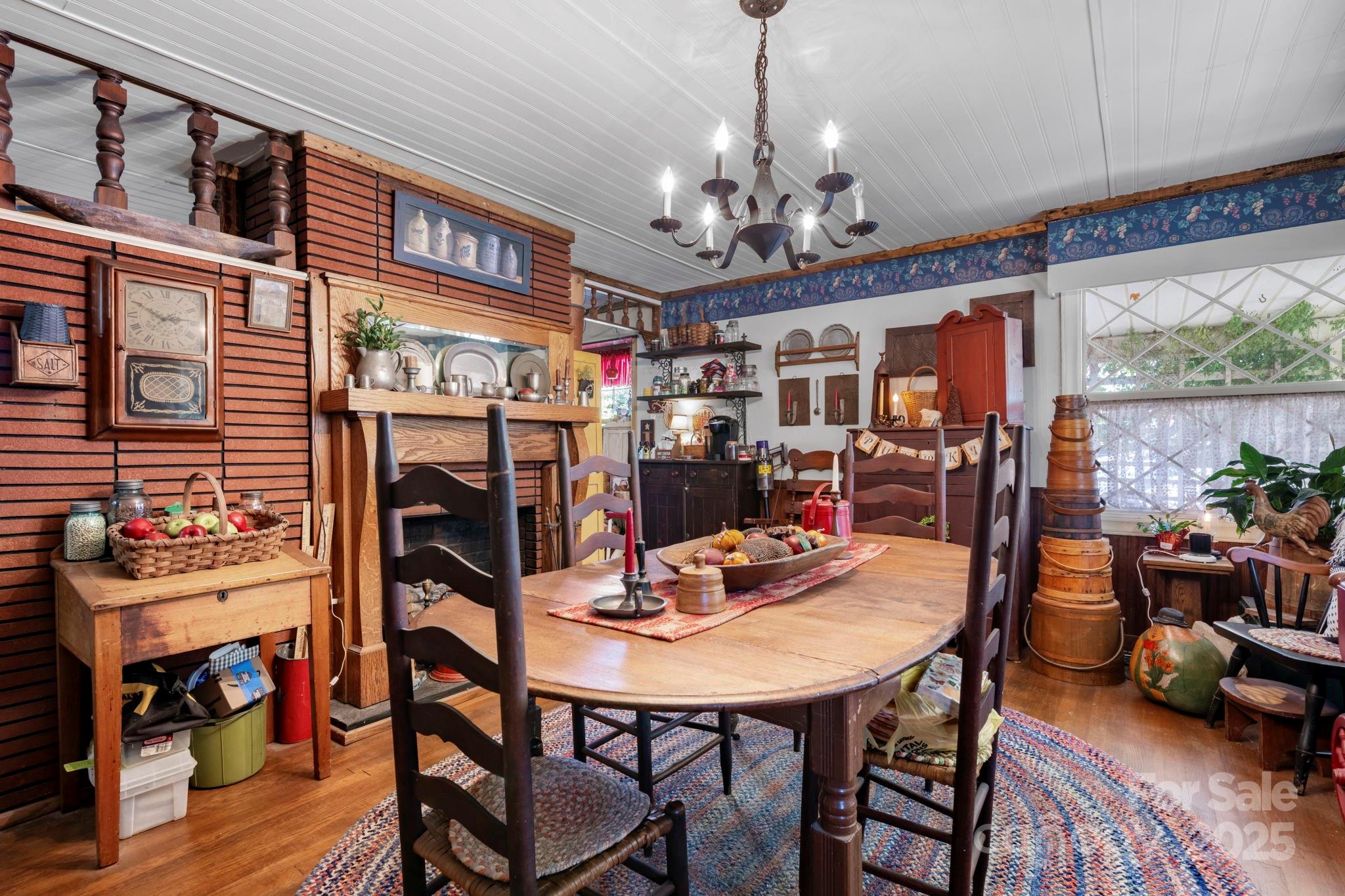 901 Union Street Maiden, NC 28650 - Photo 16 of 37 a view of a dining room with furniture window and outside view