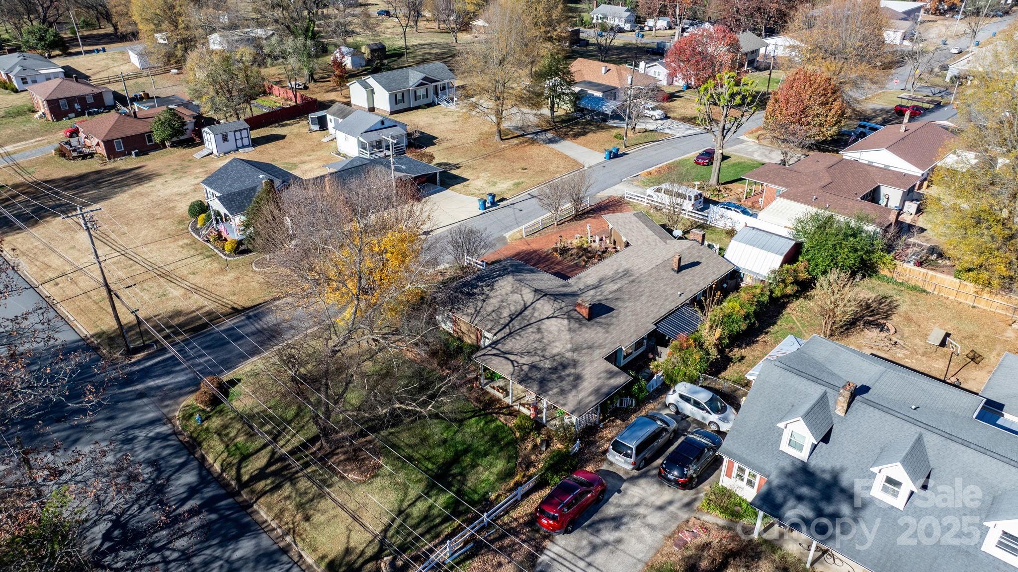 901 Union Street Maiden, NC 28650 - Photo 35 of 37 an aerial view of residential houses with outdoor space