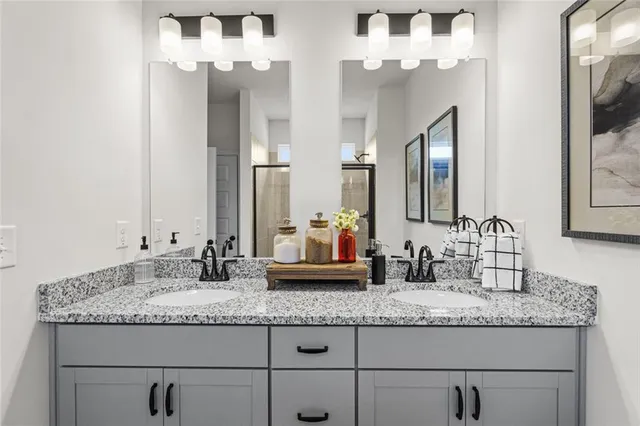 a building view with a outdoor space