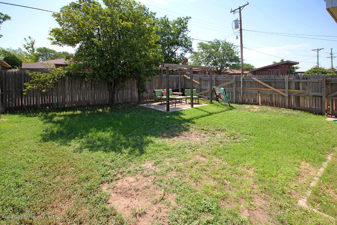 5717 South Milam Street Amarillo, TX 79110 - Photo 26 of 27 Backyard