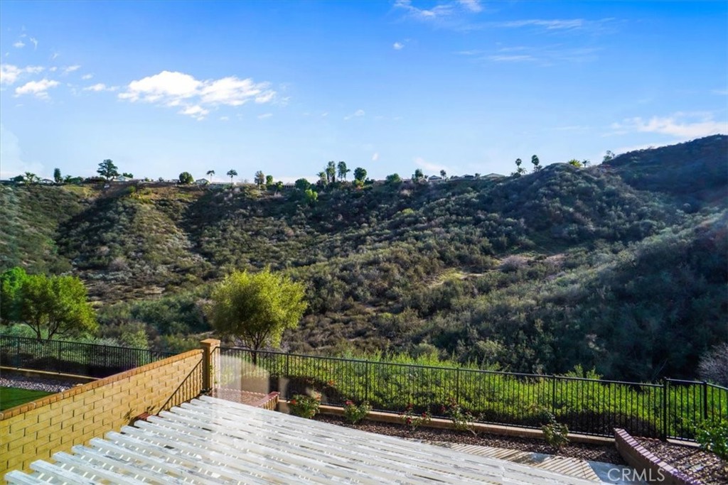 20046 Christopher Lane Saugus, CA 91350 - Photo 16 of 25 a view of a terrace with a garden