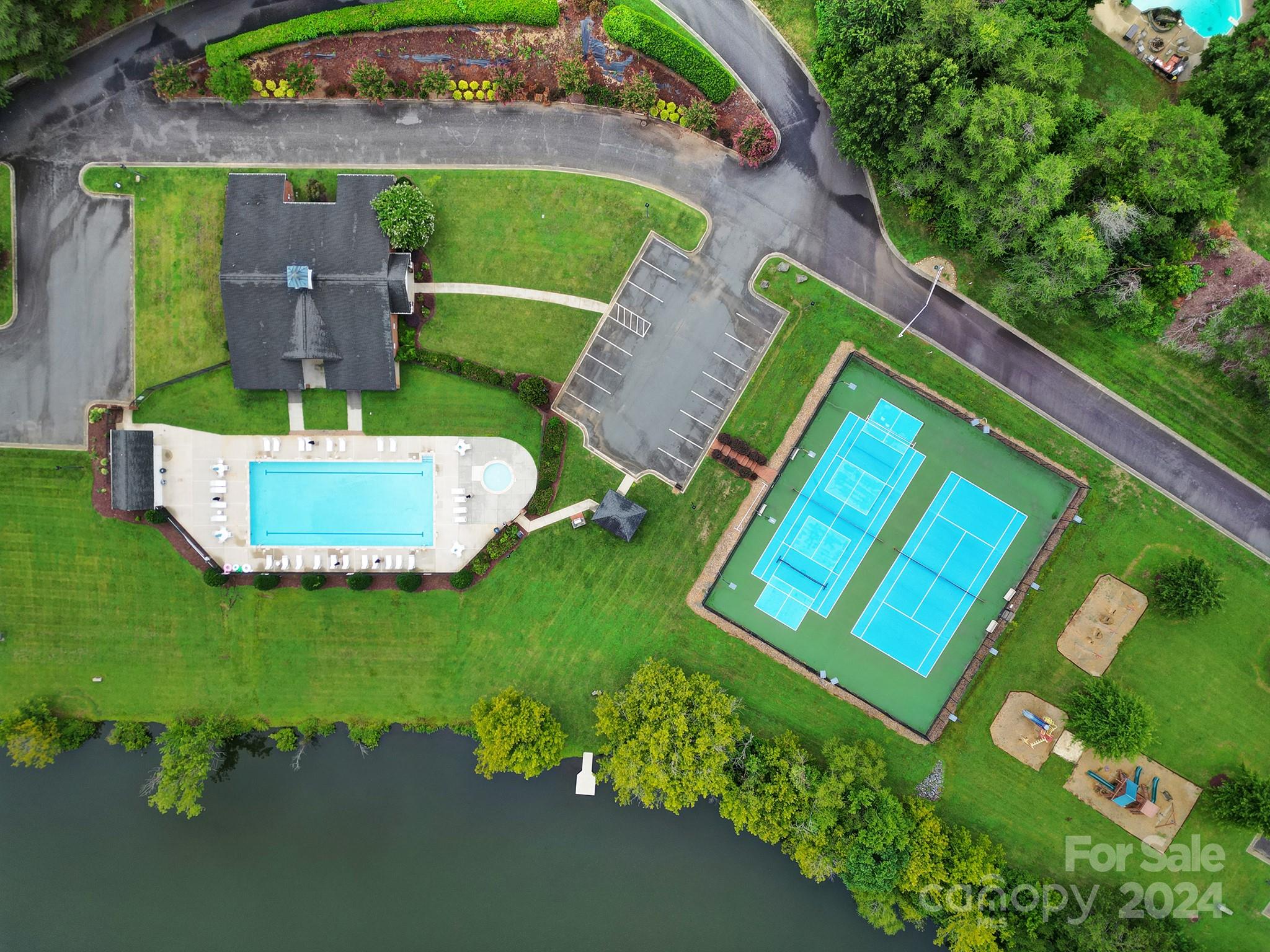 216 Edgewater Way Fort Mill, SC 29708 - Photo 36 of 45 an aerial view of a house