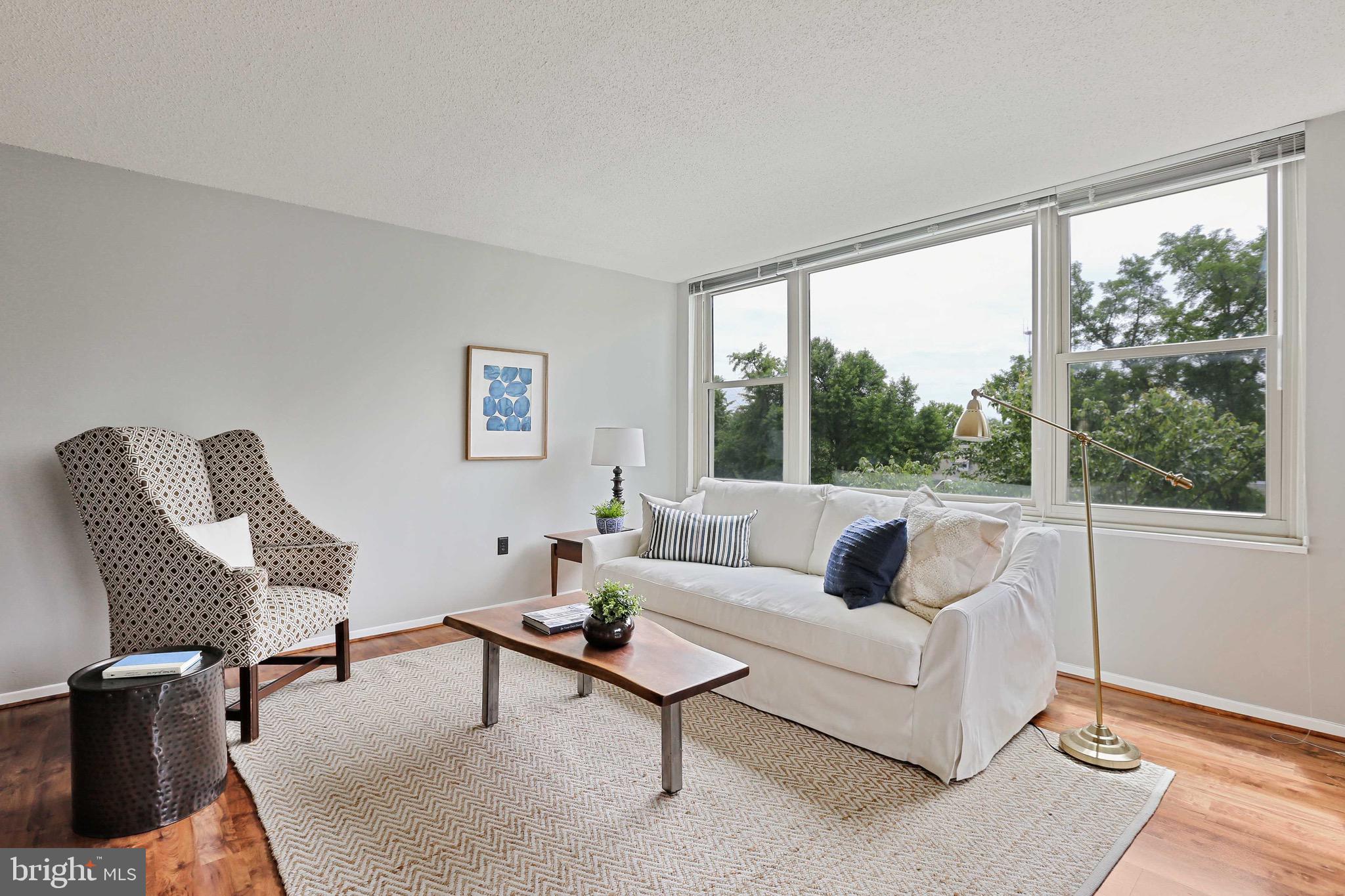 4401 Roland Avenue, Unit 306 Baltimore, MD 21210 - Photo 6 of 34 Light & Bright Living Room