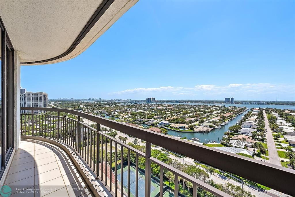4100 North Ocean Drive, Unit 1804 Riviera Beach, FL 33404 - Photo 14 of 30 a view of city from balcony