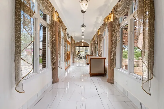 a view of an entryway