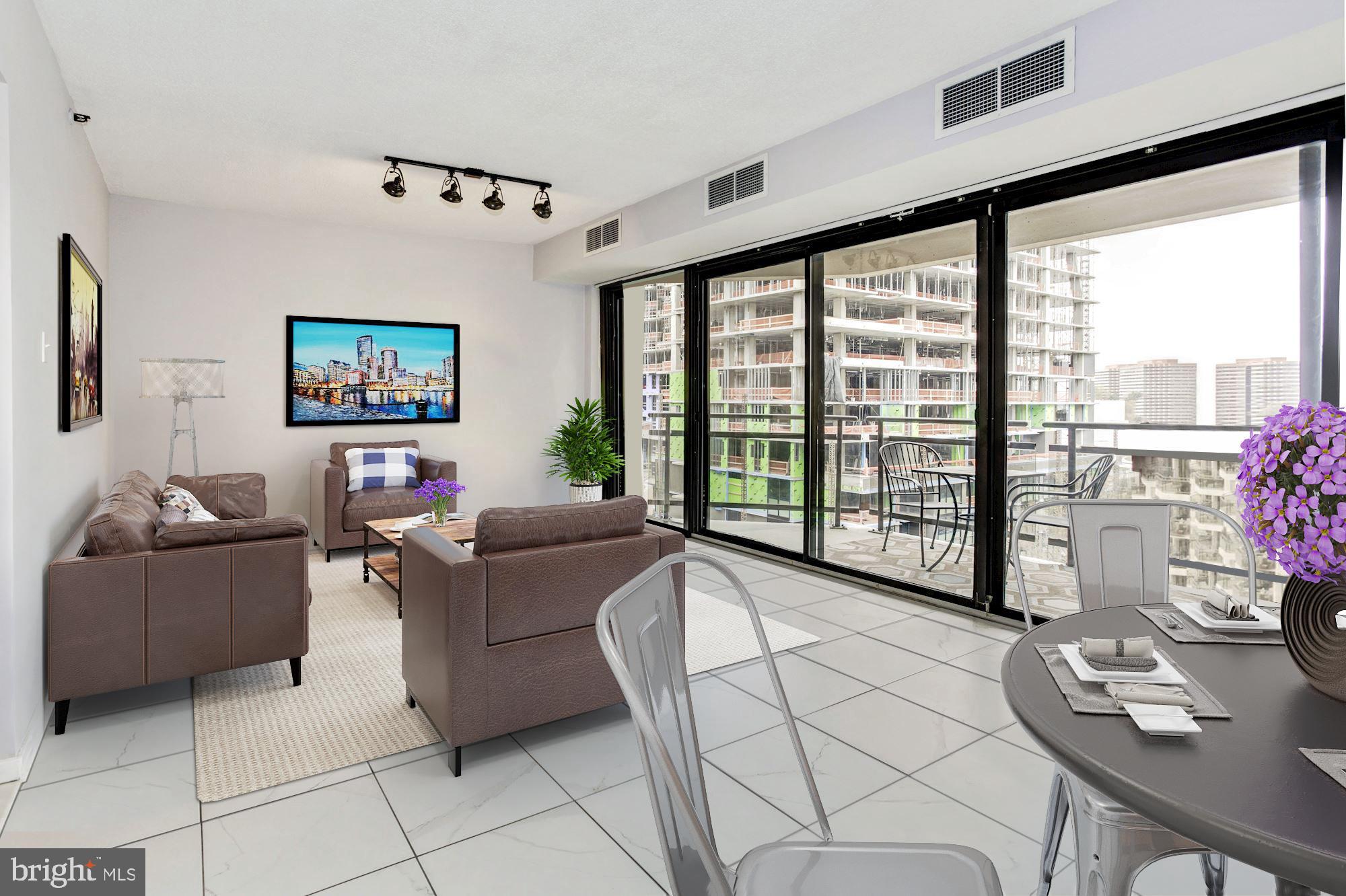 1530 Key Boulevard, Unit 929 Arlington, VA 22209 - Photo 2 of 31 Dining Area/Living Room