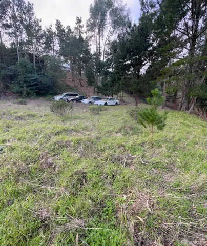 a view of outdoor space with deck and yard