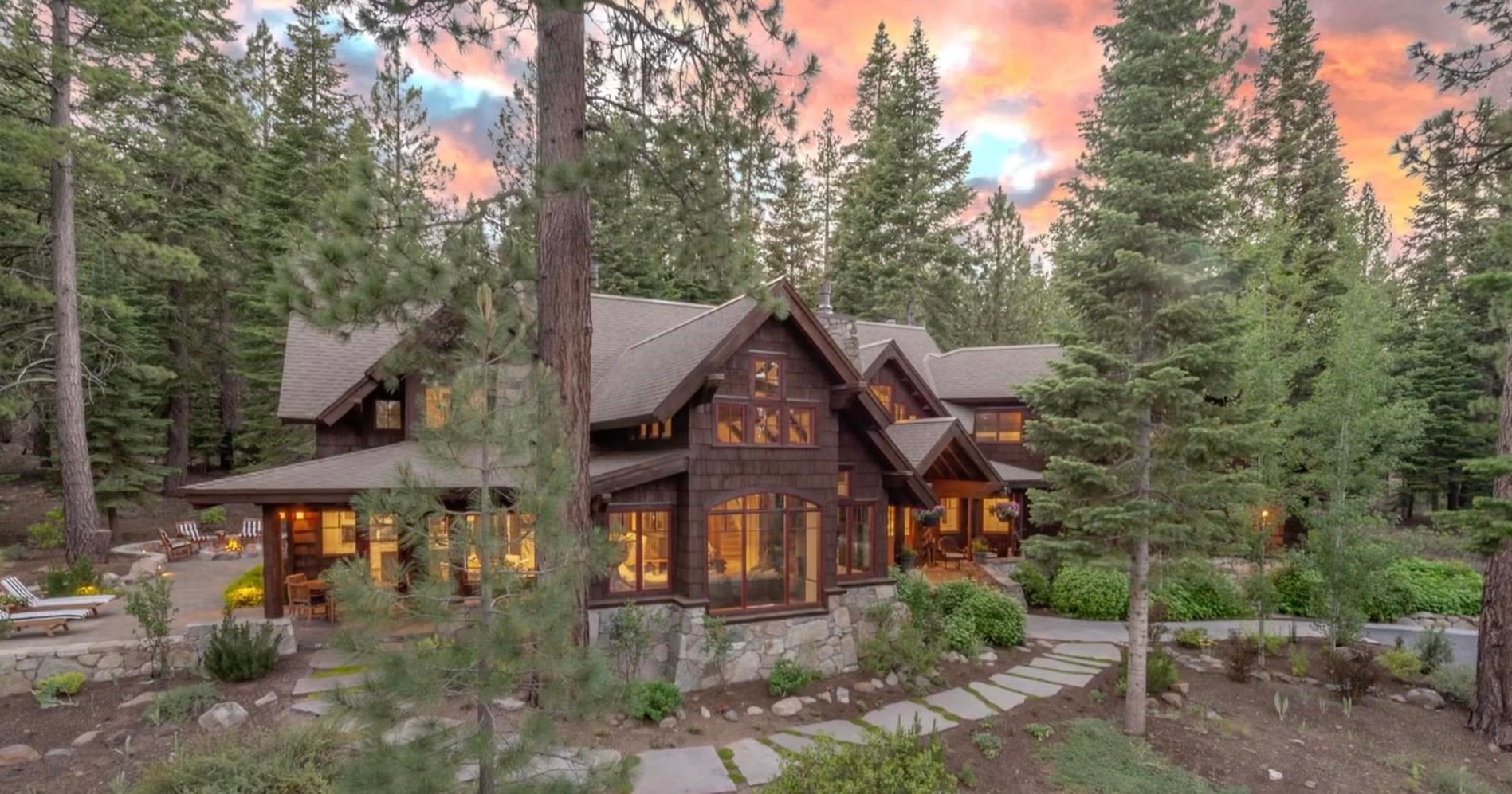 123 Dave Dysart Truckee, CA 96161 - Photo 2 of 28 a front view of a house with a garden