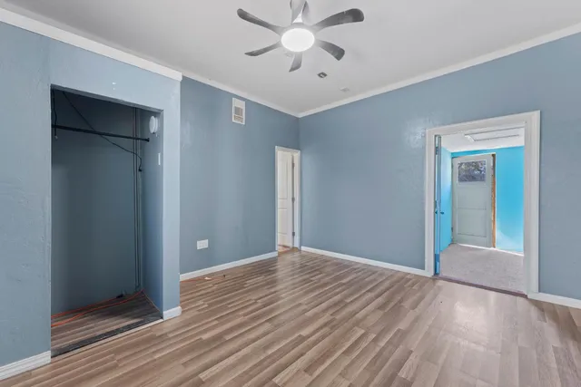 a backyard of a house