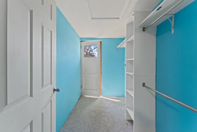 an aerial view of residential house with parking space