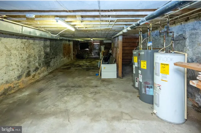 a view of storage and utility room