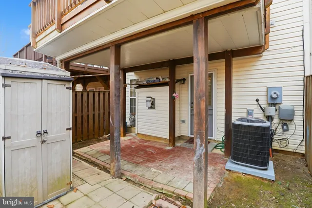 a view of front door