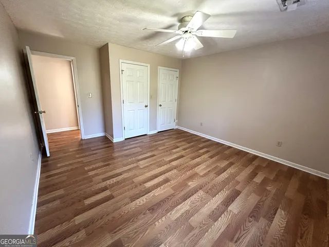 a view of a yard with an outdoor space