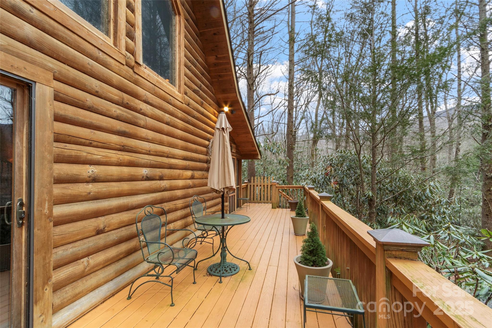 741 South Toe River Road Burnsville, NC 28714 - Photo 15 of 41 a view of balcony with furniture