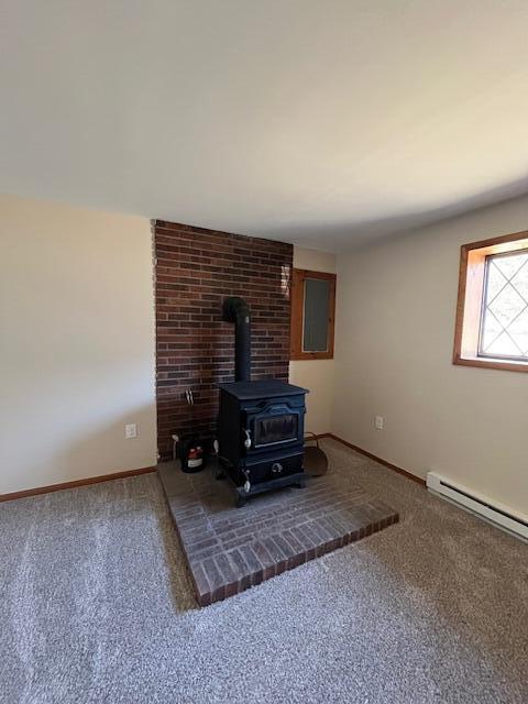 421 Glen Ridge Road Tobyhanna, PA 18466 - Photo 13 of 20 wood stove in family room