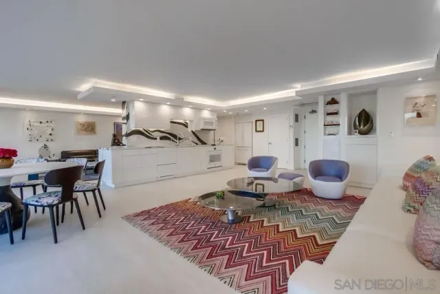 a view of balcony with a patio