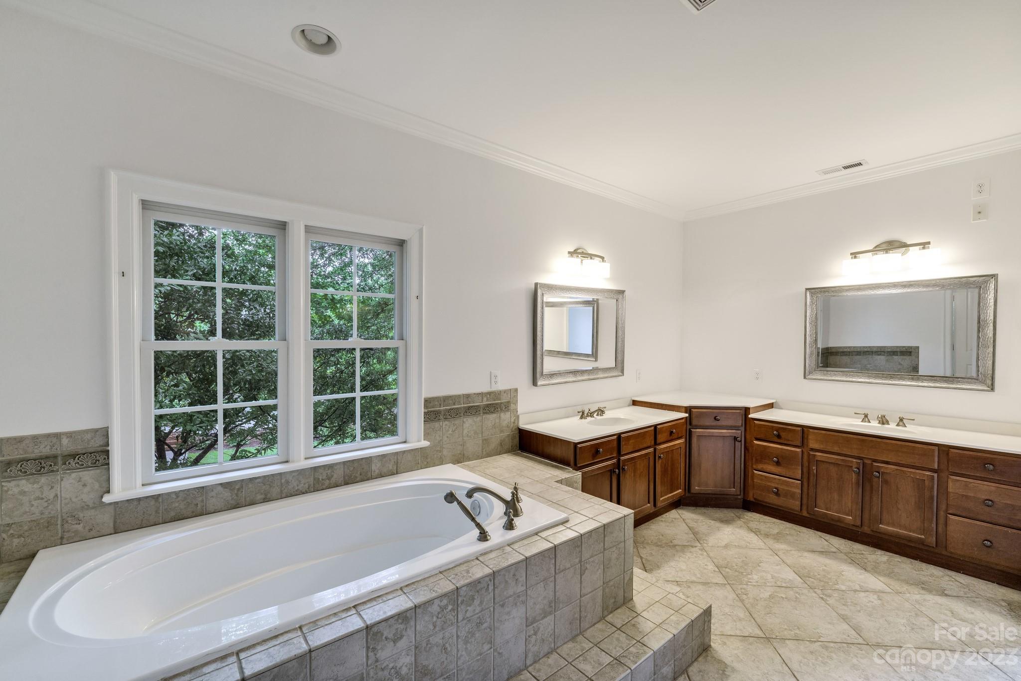 407 Bullfinch Bend Fort Mill, SC 29708 - Photo 33 of 46 a bathroom with a tub sink and mirror