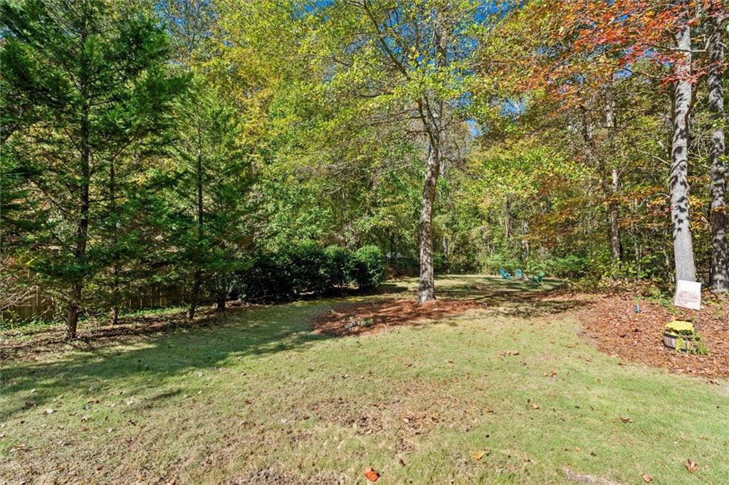 130 Chadwick Place Villa Rica, GA 30180 - Photo 41 of 55 a view of a yard with a tree