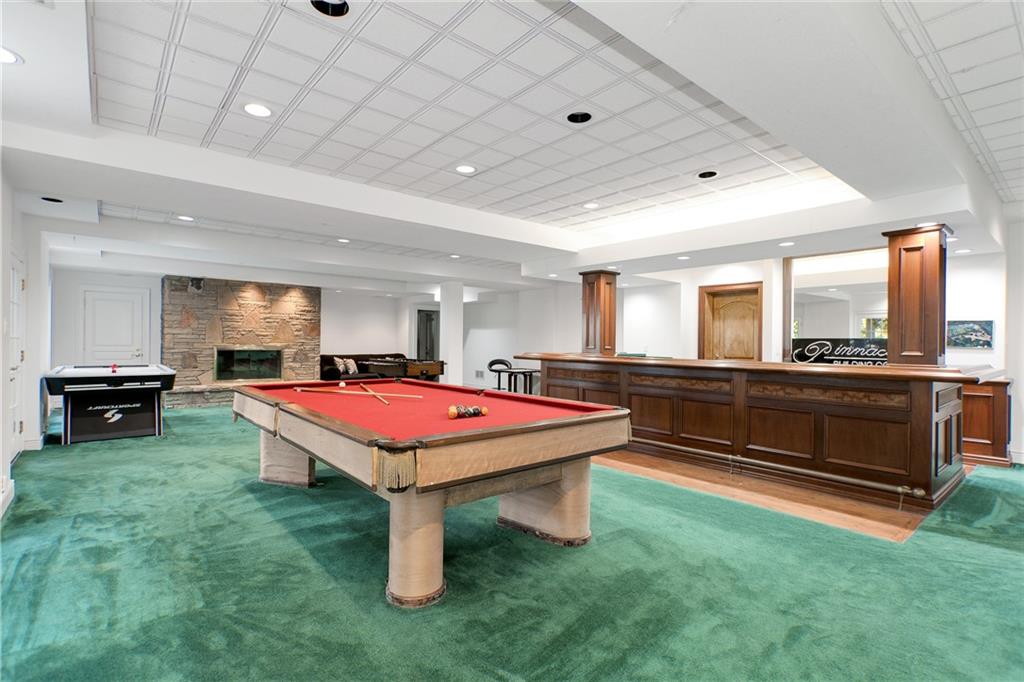100 Burry Road Bradford Woods, PA 15015 - Photo 22 of 25 a room with pool table and furniture