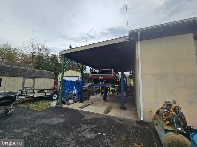a view of water heater room