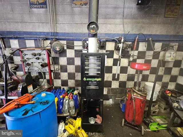 a view of storage and utility room