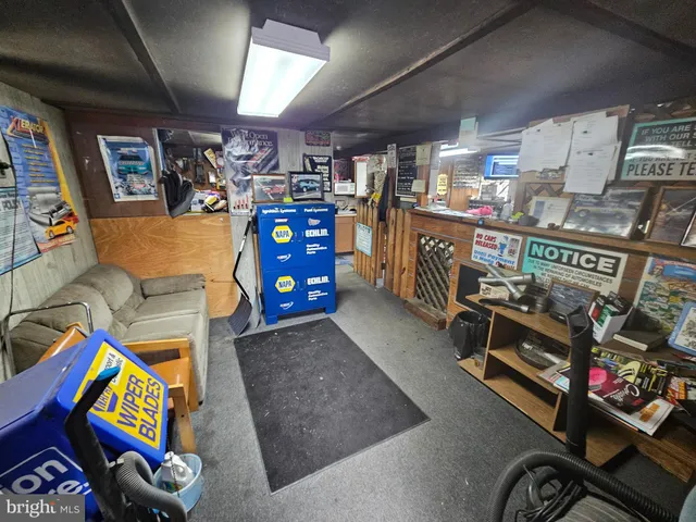 a view of entryway and hall with a garden