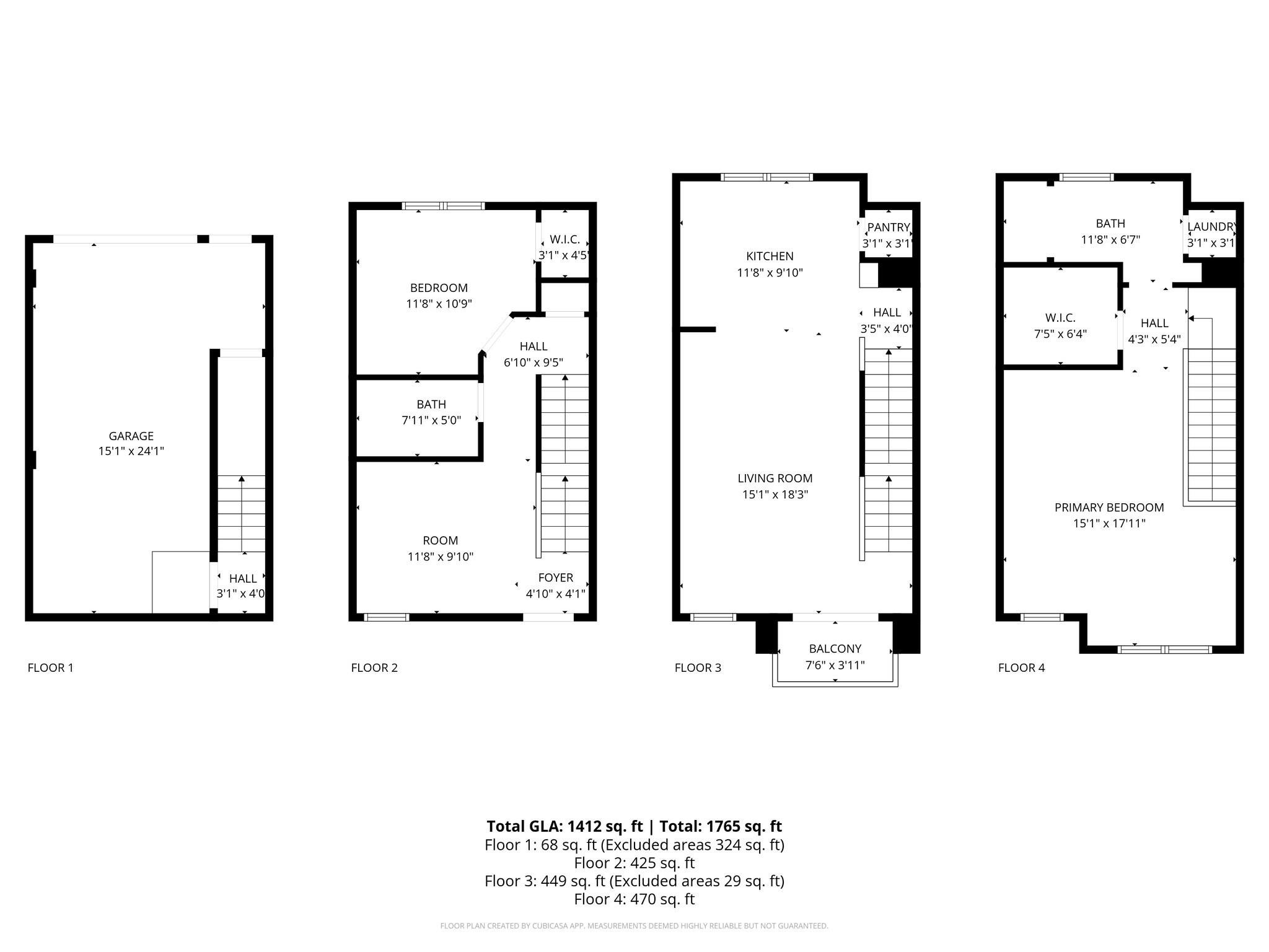 927 East 8th Street Charlotte, NC 28204 - Photo 29 of 35 a picture of a floor plan