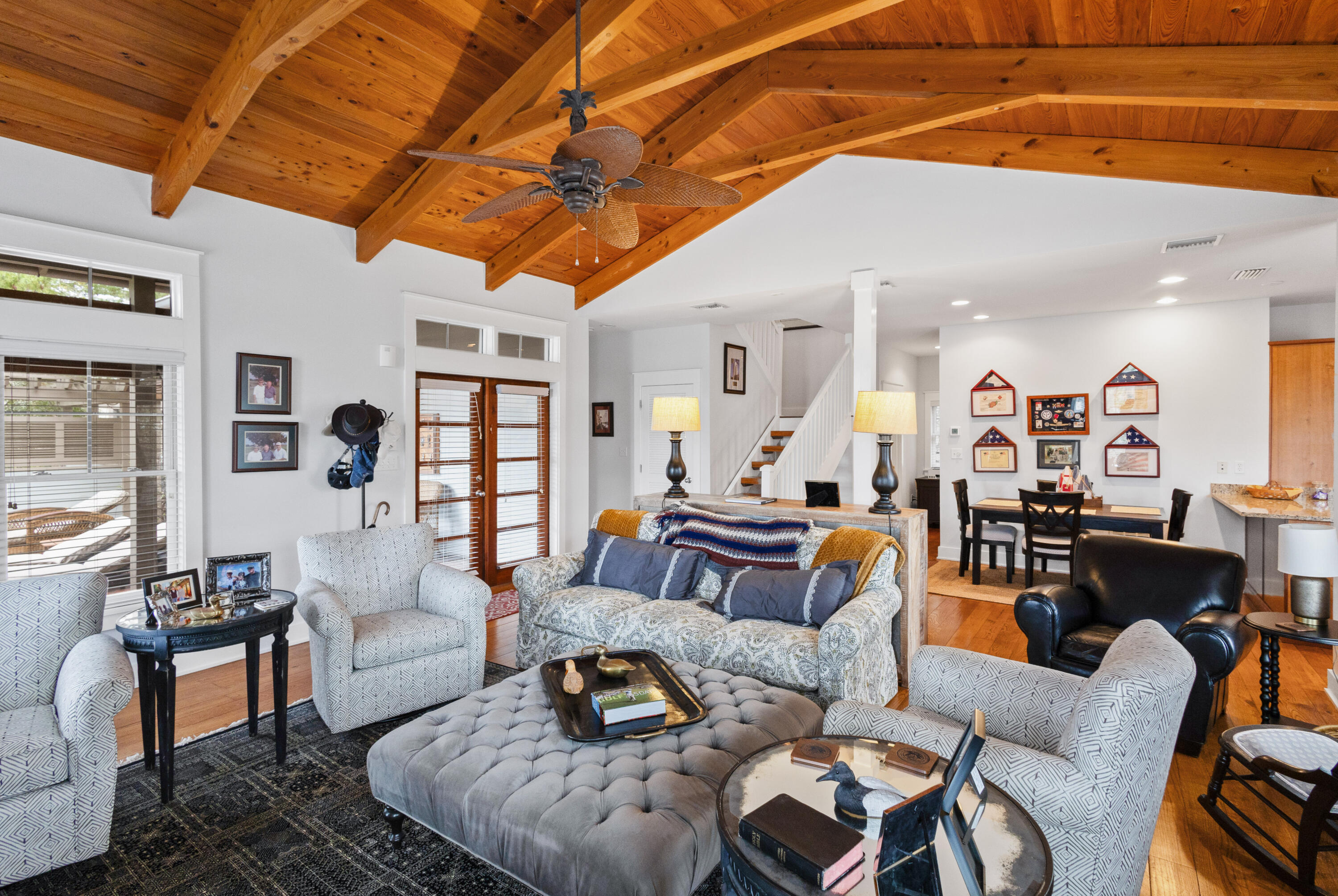 58 South Summit Drive Santa Rosa Beach, FL 32459 - Photo 13 of 40 a living room with furniture and wooden floor
