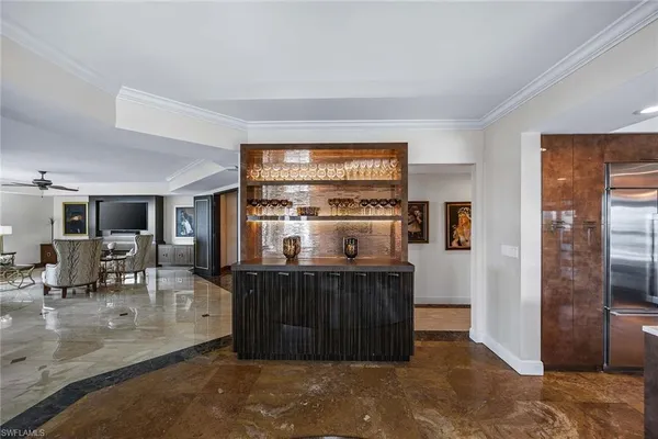 a view of a living room and a window