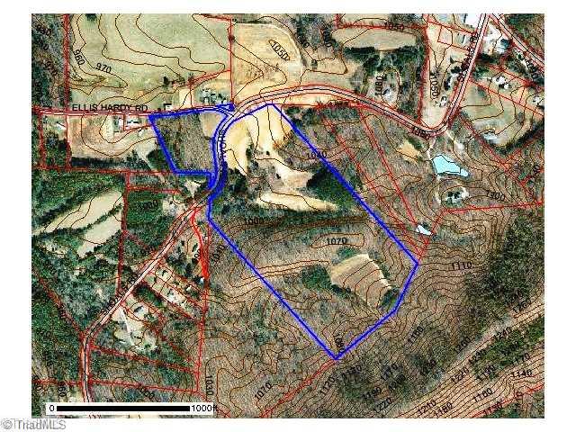 3 Shoals Rd Shoals Pinnacle, NC 27043 - Photo 10 of 11 Aerial View. This is the entire tract less a small road frontage piece