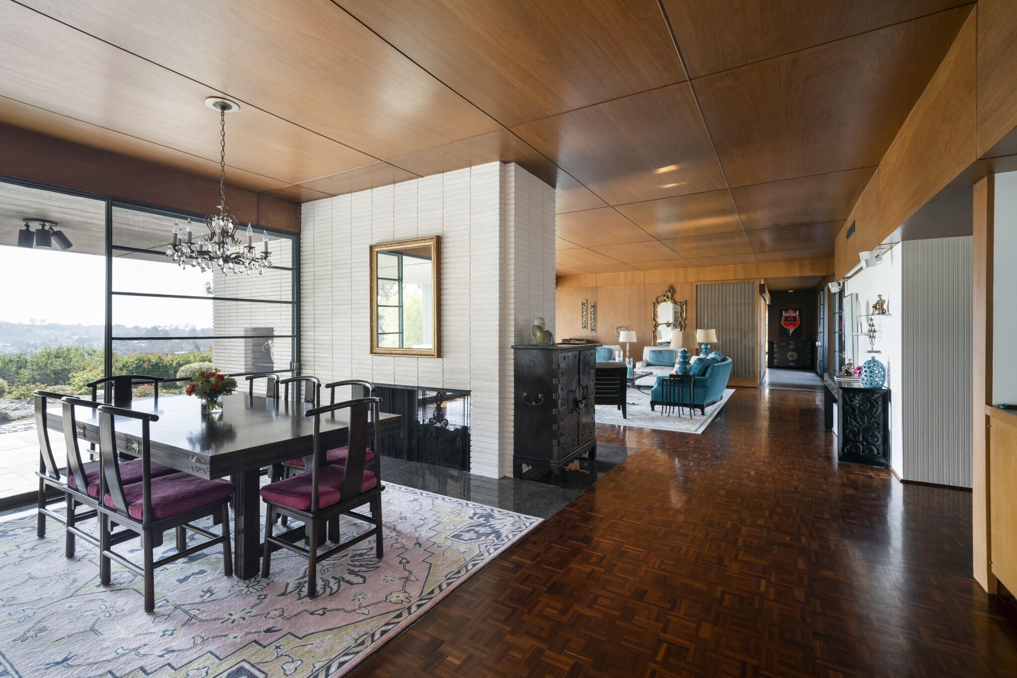 950 Monte Drive Santa Barbara, CA 93110 - Photo 14 of 39 a dining room with furniture window and wooden floor