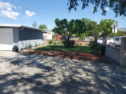 a view of outdoor space and yard