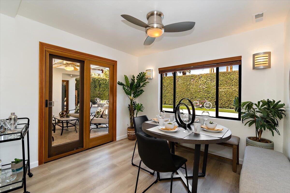 70140 Sun Valley Drive Rancho Mirage, CA 92270 - Photo 14 of 36 a view of a dining room with furniture window and outside view