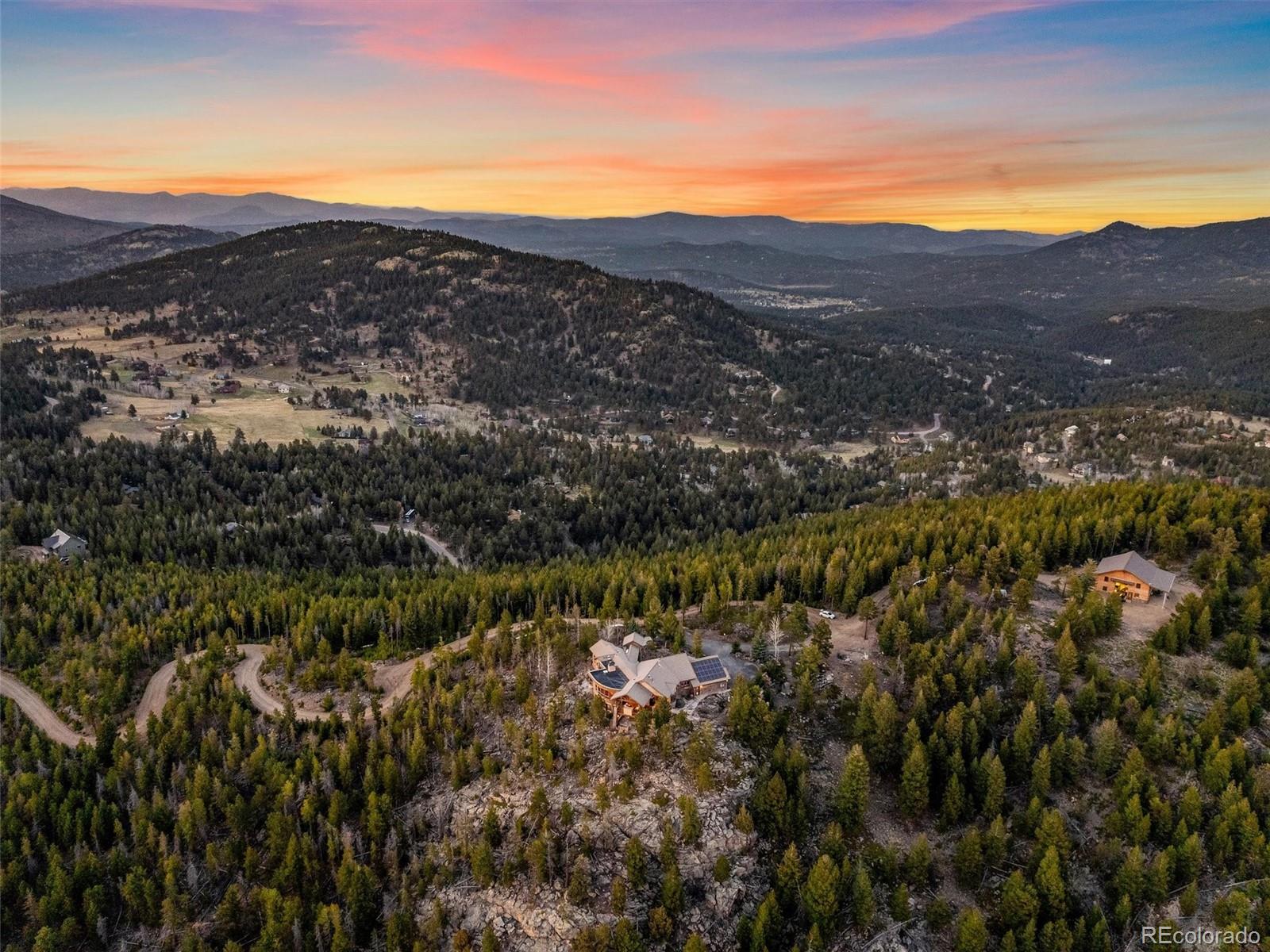 32024 Snowshoe Road Evergreen, CO 80439 - Photo 50 of 50 a view of city and mountain