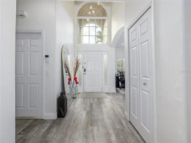 wooden floor in a gallery