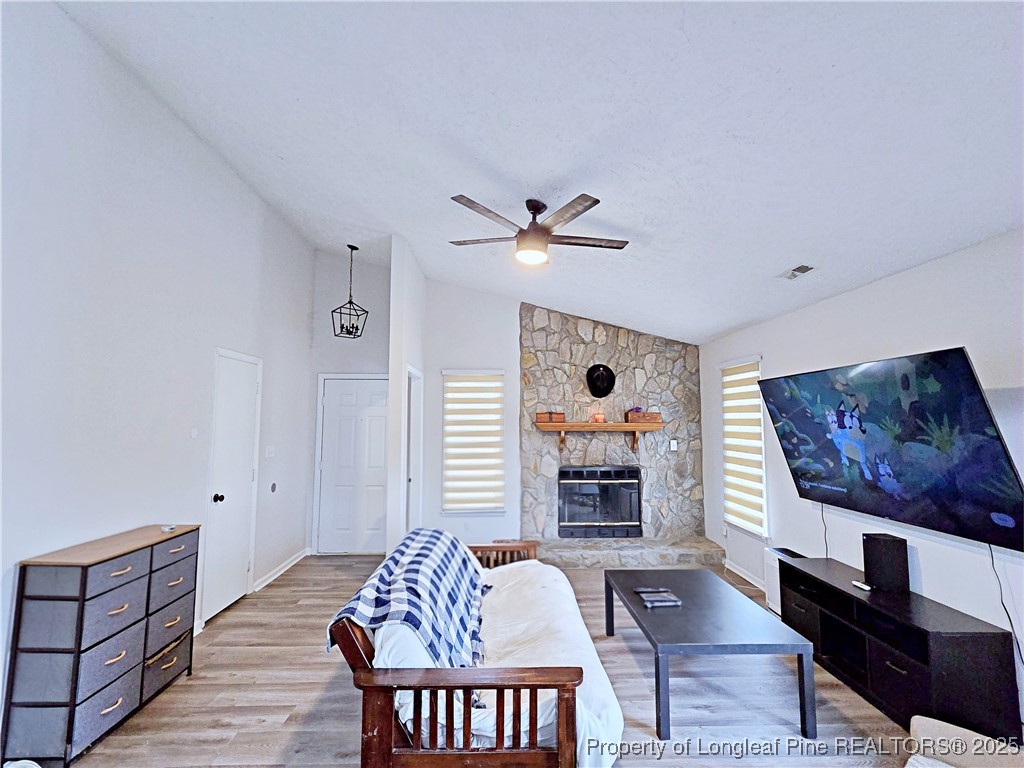 5309 Tory Hill Road Hope Mills, NC 28348 - Photo 4 of 45 a living room with furniture and wooden floor