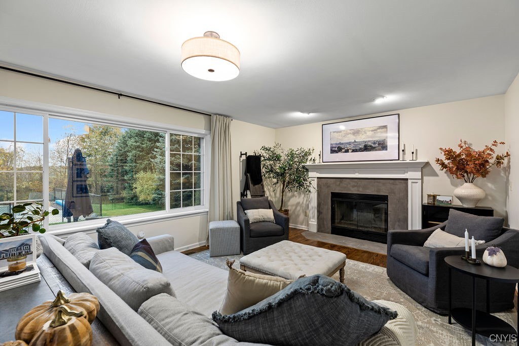 138 Eagle Crest Drive Camillus, NY 13031 - Photo 21 of 50 The warm and welcoming family room is complete wit