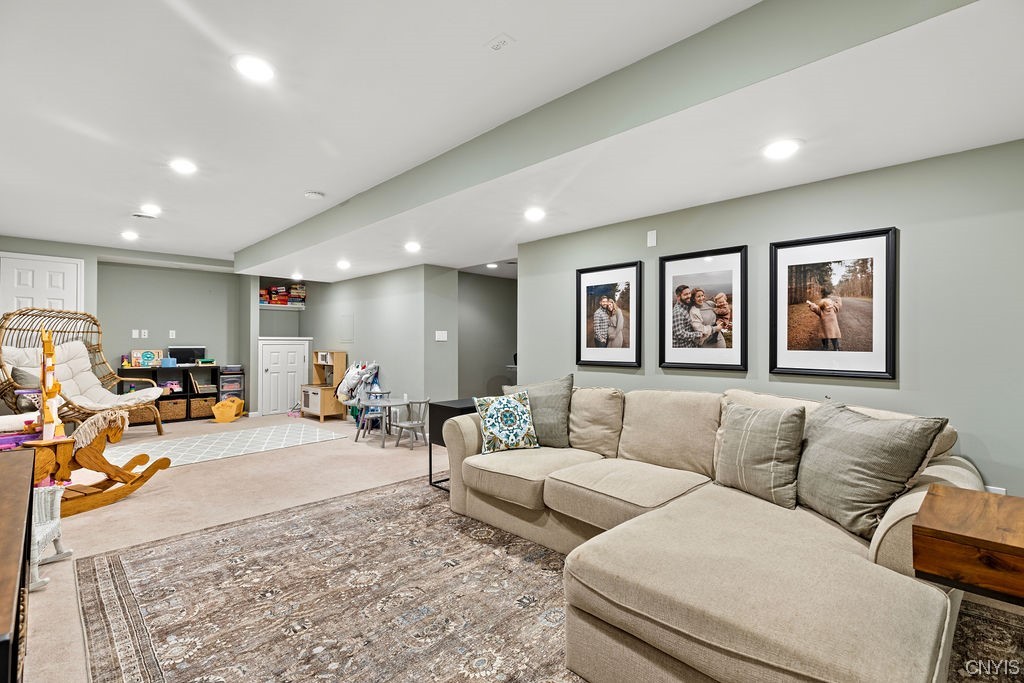 138 Eagle Crest Drive Camillus, NY 13031 - Photo 35 of 50 Lots of recessed lighting, storage and a light col