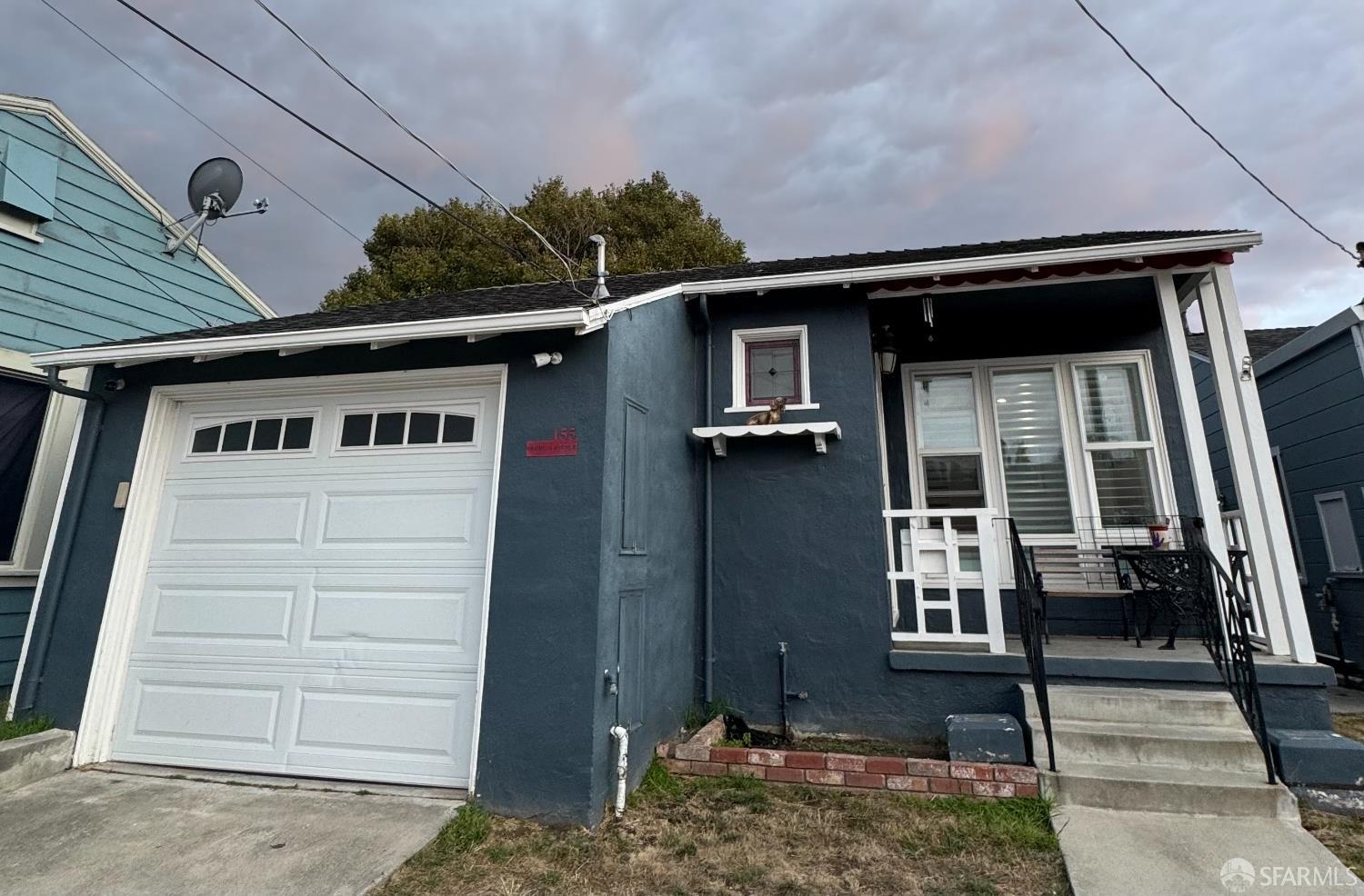 a view of front door of a house