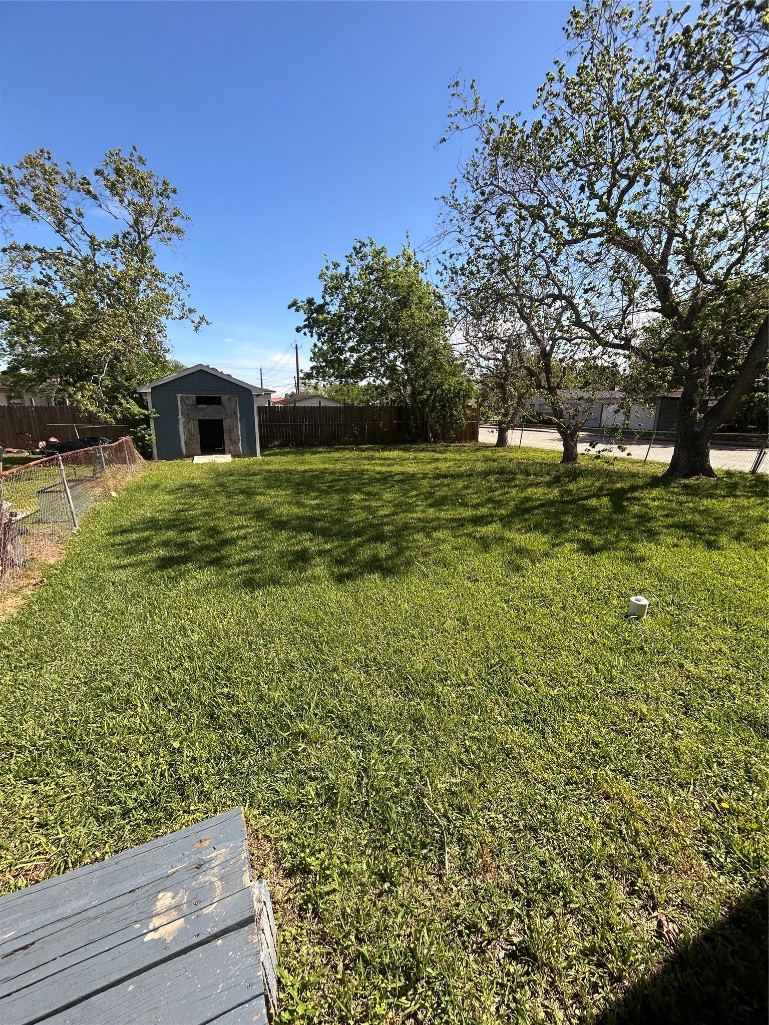 1102-11 West 10th Street Freeport, TX 77541 - Photo 10 of 10 a view of a backyard with large trees