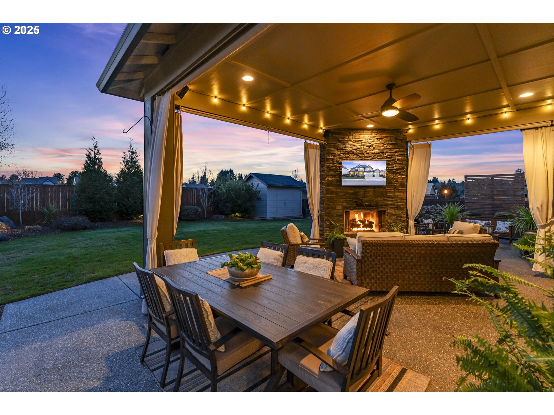 17612 Northeast 26th Avenue Ridgefield, WA 98642 - Photo 45 of 47 a view of a patio with a table chairs and a patio