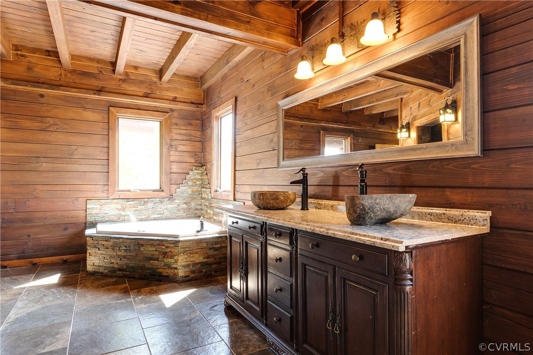 1471 New Bethel Road Meherrin, VA 23954 - Photo 28 of 50 a bathroom with a sink and a bathtub