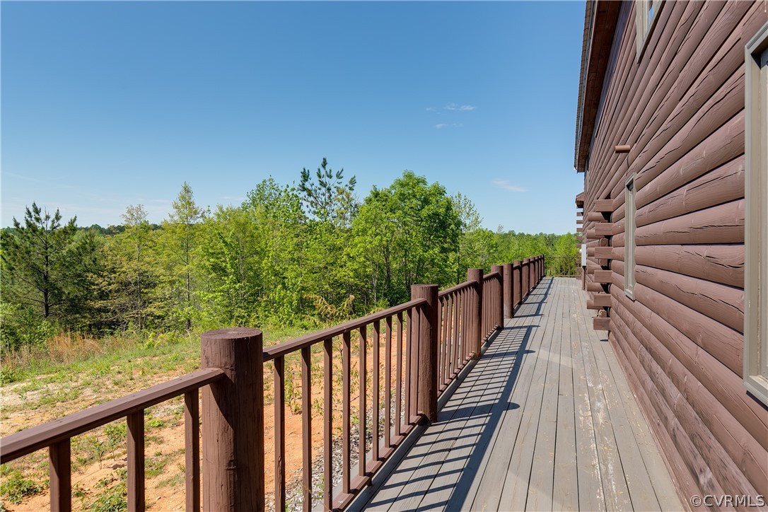 1471 New Bethel Road Meherrin, VA 23954 - Photo 45 of 50 a view of a balcony with wooden floor