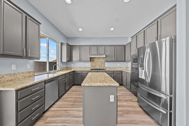 a house with trees in front of it