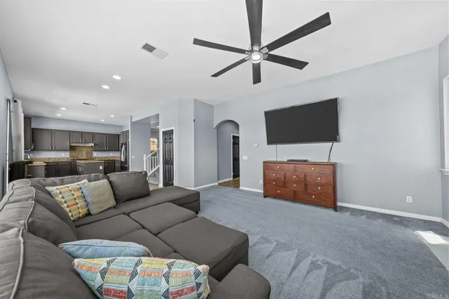 a view of city from a balcony